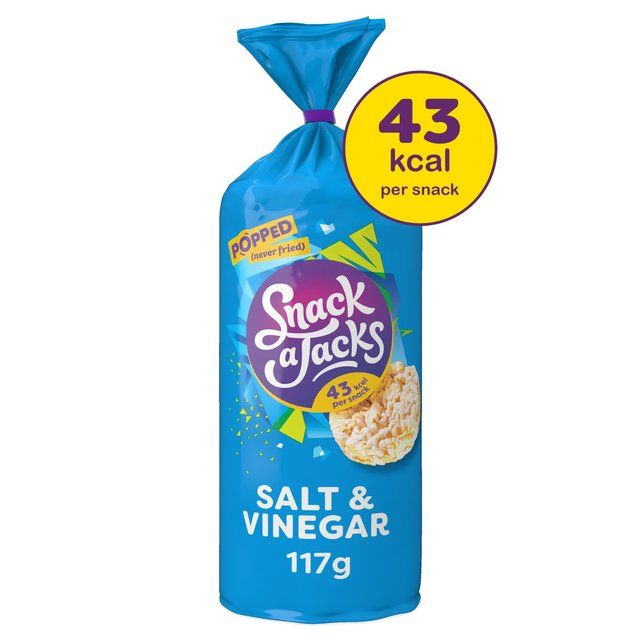 Snack a Jacks Salt &amp;amp; Vinegar Jumbo Rice Cakes   117g