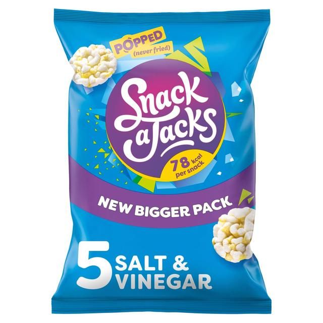 Snack a Jacks Salt &amp;amp; Vinegar Multipack Rice Cakes   5 per pack