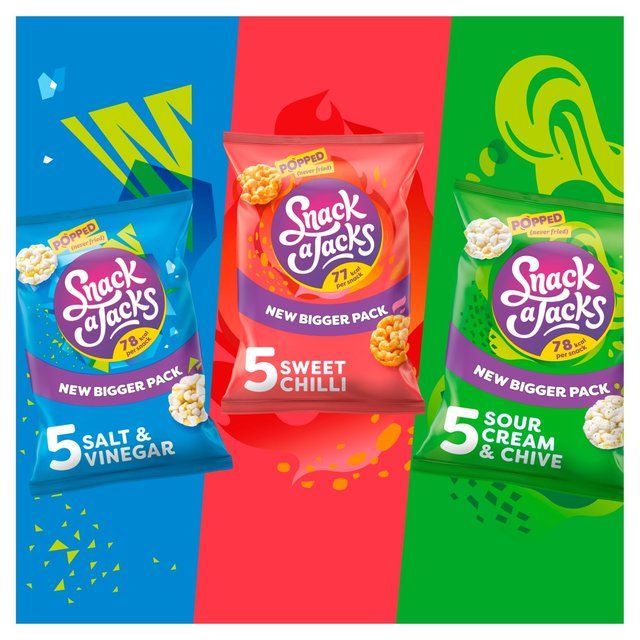 Snack a Jacks Sour Cream &amp;amp; Chive Multipack Rice Cakes   5 per pack