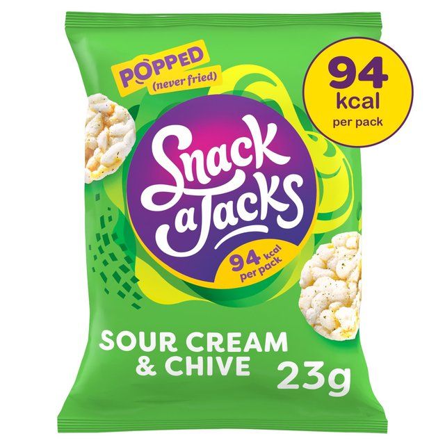 Snack a Jacks Sour Cream &amp;amp; Chive Rice Cakes   24g
