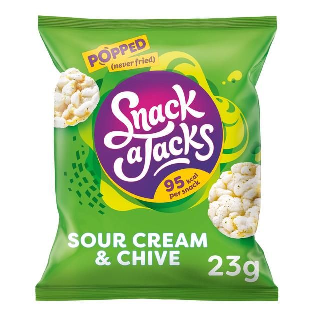 Snack a Jacks Sour Cream &amp;amp; Chive Rice Cakes   24g