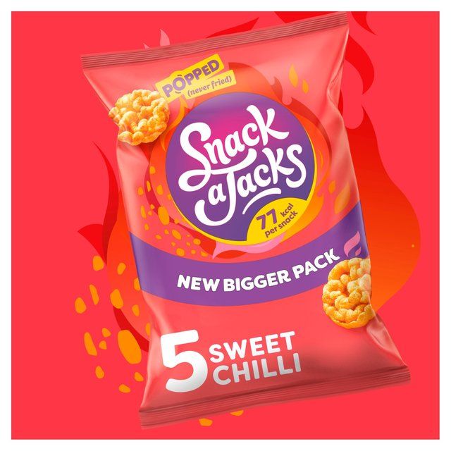 Snack a Jacks Sweet Chilli Multipack Rice Cakes   5 per pack