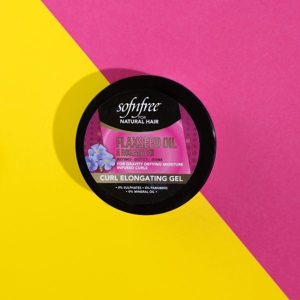 SNF Naturals Flaxseed Oil &amp;amp; Rosewater Curl Elongating Gel