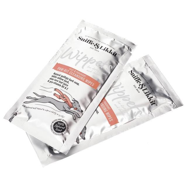 Sniffe &amp;amp; Likkit Wippets Fast &amp;amp; Fragrant Paw-Kit Dog Cleansing Wipes 10pk