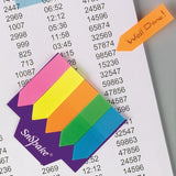 Snopake Index Tab Arrow Highlighters x125 tabs