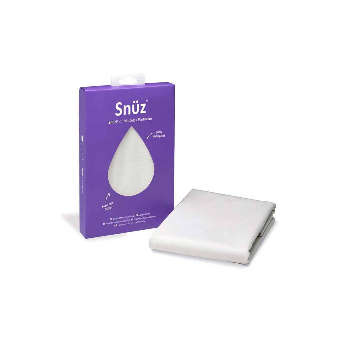 SnuzPod 4 Waterproof Mattress Protector - 40x75.5cm