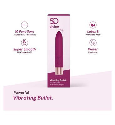 So Divine 10 Function Vibrating Bullet - Afternoon Delight