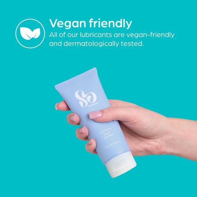 So Divine Water based Classic Lubricant Vegan Friendly   100ml