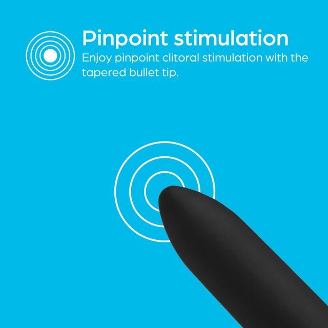 So Divine Whole Lotta Love 7 Function Vibrating Bullet Black