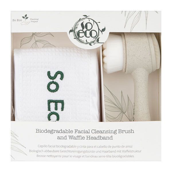 So Eco Facial Cleansing Brush &amp;amp; Waffle Headband