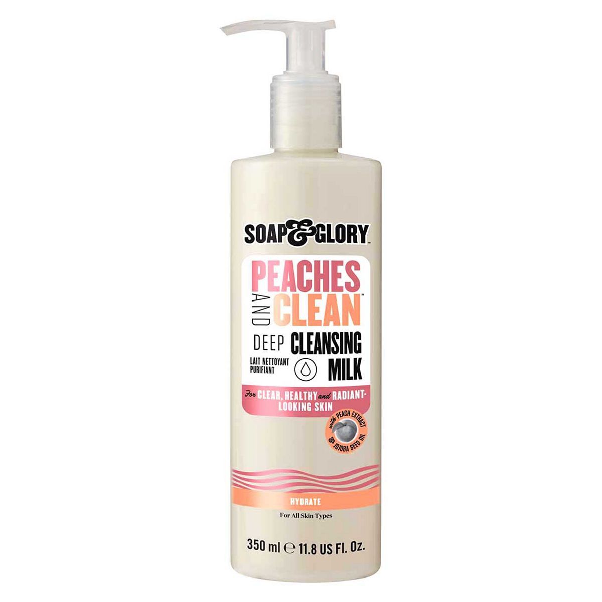 Soap &amp;amp; Glory Peaches &amp;amp; Clean Deep Cleansing Milk 350ml