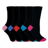 Sock Snob Ladies Heel &amp;amp; Toe Cotton Socks 4-8 UK