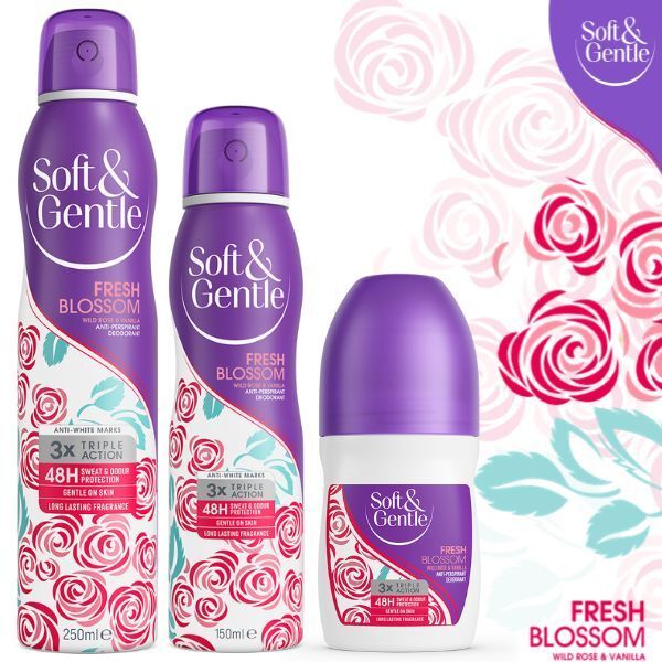 Soft &amp;amp; Gentle Aerosol  Fresh Blossom 250Ml