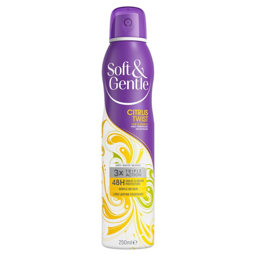 Soft &amp;amp; Gentle Citrus Twist Lime &amp;amp; Bamboo Anti-Perspirant Deodorant