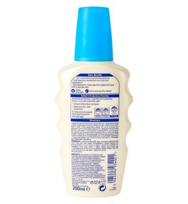 Soltan Kids Once 8hr Protect &amp;amp; Play Spray SPF50+ 200ml