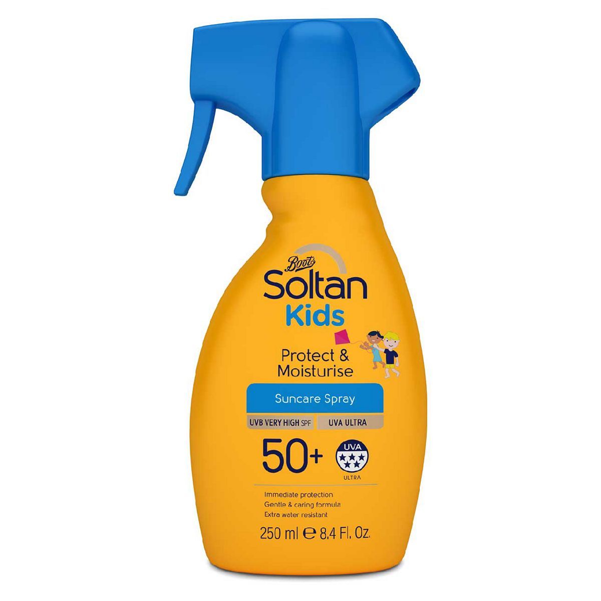 Soltan Kids Protect &amp;amp; Moisturise Suncare Spray SPF50+ 250ml
