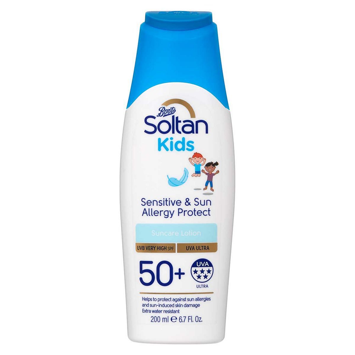 Soltan Kids Sensitive &amp;amp; Sun Allergy Protect Lotion SPF50+ 200ml