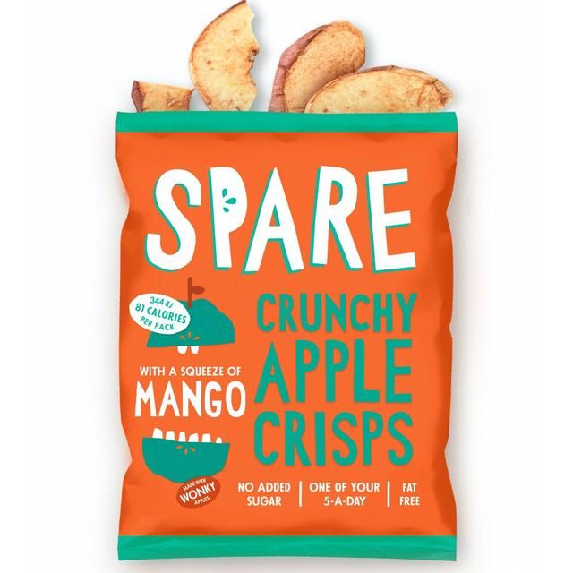 Spare Snacks Crunchy Apple &amp;amp; Mango Crisps   22g