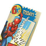 Spider Man 6th Birthday Card