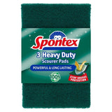 Spontex Heavy Duty Scourer Pads   3 per pack