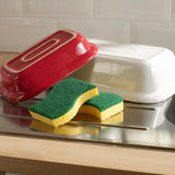 Spontex Heavy Duty Super Absorbent Sponge Scourer   2 per pack