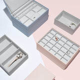 Stackers Pebble Grey watch and accessories storage tray (British brand)