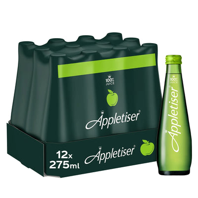 Appletiser schäumender 100 % Apfelsaft 12 x 275 ml Glasflaschen