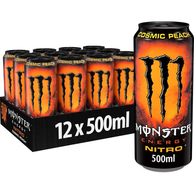 Monster Energy Nitro Cosmic Peach 12 x 500ml multipack canettes