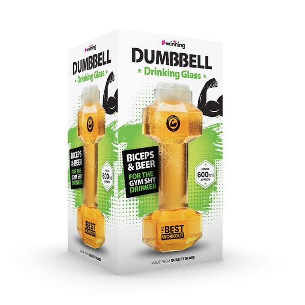 #Winning Dumbbell Beer Glass V2 - McGrocer