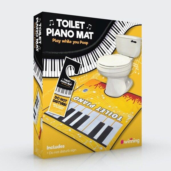 #Winning Toilet Piano Mat - McGrocer