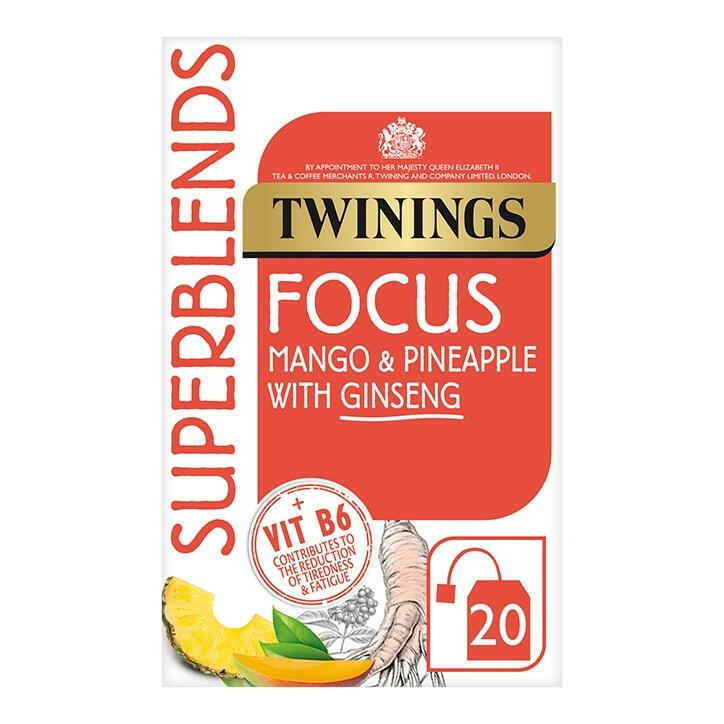 Twinings Superblends Focus 20 Tea Bags GOODS Holland&Barrett   
