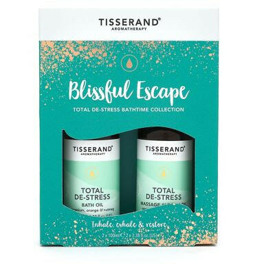 Tisserand Aromatherapy Blissful Escape Total De-Stress Bathtime Collection Sleep & Relaxation Boots   