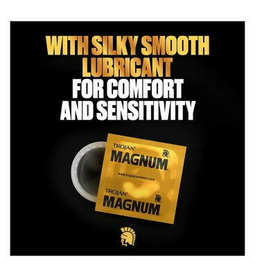 Trojan Magnum Large Size Bareskin Condoms 10s GOODS Boots   