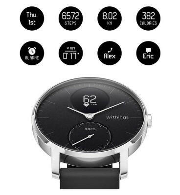 Withings Steel HR Hybrid Smartwatch (36mm Black) General Health & Remedies Boots   