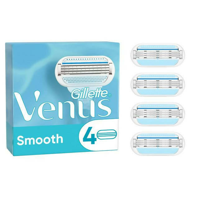 Venus Smooth Razor Blades X4 GOODS Sainsburys   