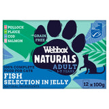 Webbox Premium Natural Fish Selection in Jelly Adult Cat Food Pouches Cat Food & Accessories ASDA   
