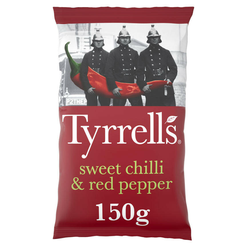 Tyrrells Sweet Chilli & Red Pepper Sharing Crisps Crisps, Nuts & Snacking Fruit ASDA   