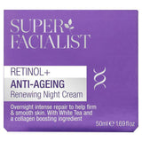 Super Facialist Retinol+ Anti-Ageing Renewing Night Cream 50ml All Sainsburys   