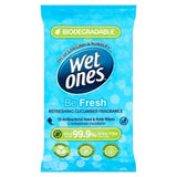 Wet Ones Fresh Antibacterial Hand Wipes x12 face & body skincare Sainsburys   